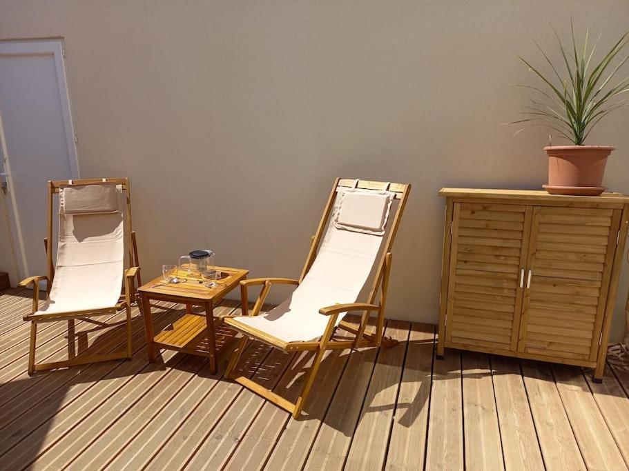 Appartement 100 M2 Terrasse Piscine 格吕桑 外观 照片